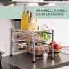 bremermann Étagère à tiroirs (2 niveaux), étagère de Voir les images du produit 2