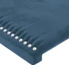 vidaXL Bettgestell ohne Matratze Dunkelblau 100x200 cm Samt Produktbild-Vorschau 9