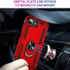 A red phone case with a ring holder is shown attached to a magnetic car mount inside a car. Produktbild-Vorschau