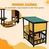 Katzenhaus Katzenhütte Katzenhöhle, wetterbeständig, 1 Produktbild-Vorschau 6