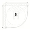 90X90X195cm Duschkabine Runddusche Duschabtrennung Produktbild-Vorschau 6