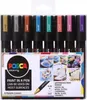 POSCA marqueur unique PC-5M set 2,5 mm 8 couleurs Voir les images du produit 2