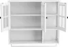 MODFU Wandschrank mit Glastür,Hängeschrank mit Produktbild-Vorschau 6