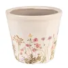 Clayre & Eef Blumentopf Ø 12x10 cm Rosa Beige Keramik Produktbild-Vorschau 1