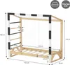 ML-Design Kinderbett Fußballtor 70x140 cm mit Matratze Produktbild-Vorschau 10