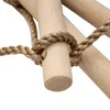 KAXL Provazový žebřík 1,95m, 5 příček, 2 zavěšení, lano Náhled obrázku produktu 5