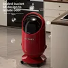 Nowoczesny cylindryczny kosz na śmieci z centralną pokrywą Podgląd zdjęcia produktu 6