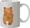 Mr. & Mrs. Panda Pott Bär Honig - Grau Pastell - Geschenk, Produktbild-Vorschau 1