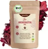 A pouch of dried hibiscus flowers. Produktbild-Vorschau