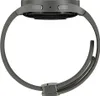 A top-down view of a smartwatch with a titanium gray band and casing. Podgląd zdjęcia produktu