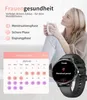 Smartwatch Damen Anruf 1.27" HD Elegant Diamant Frauen für Produktbild-Vorschau 4