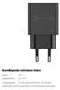 Schnellladegerät  Qualcomm Adapter mit 2M Usb A zu C Kabel Produktbild-Vorschau 2