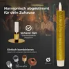 LED svíčky do interiéru, zlaté, sada 2 kusů, s časovačem. Náhled obrázku produktu 5