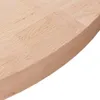 vidaXL Kulatý stůl Ø60x4 cm Neošetřené masivní dubové dřevo Náhled obrázku produktu 2