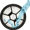 A close-up of a filter with water flowing over it. Produktbild-Vorschau