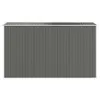 vidaXL Tuinhuis, lichtgrijs, 192x357x223 cm, verzinkt staal Productafbeelding-voorbeeld 5