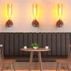Steampunk-stijl wandlamp "Robinet" met pijpdetail, E27 Productafbeelding-voorbeeld 3