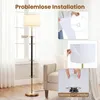 Lampada da terra COSTWAY, altezza 165 cm, con paralume in Anteprima dell’immagine prodotto 6