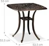 Záhradný stôl Relaxdays, v štýle antik, odolný voči Náhľad obrázku produktu 4