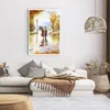 Poster - Poster ohne Rahmen - Wetter regen herbst park - Produktbild-Vorschau 6