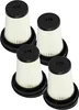 Four conical vacuum cleaner filters with black plastic bases and tops, set against a white background. Produktbild-Vorschau