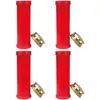 Bougie funéraire - Lot de 4 - Rouge 100h ( couvercle doré ) Voir les images du produit 3