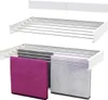 Inklapbares Aluminium Wandtrockengerät - 100 x 50 cm - Weiß Produktbild-Vorschau 4