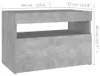 VidaXL 3082782, Kolor betonu, Drewno, 600 mm, 350 mm, 400 Podgląd zdjęcia produktu 6