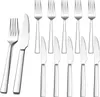 Steakbesteck Set, 12-teilig Edelstahl Tafelmesser und Produktbild-Vorschau 1