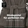 etérea Kuschelfleece Bademantel mit Kapuze – Morgenmantel Produktbild-Vorschau 4