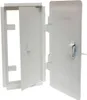 A white metal access door with two panels, one open. Anteprima dell’immagine prodotto