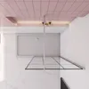 A modern bathroom with a walk-in shower. Produktbild-Vorschau