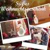 LED-sneeuwpop met 2 tunnelverlichting. Kerstfiguur. Productafbeelding-voorbeeld 3