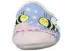 Manitu Damen Hausschuh Bienen Blumen Pantoffel kuschelig Produktbild-Vorschau 4