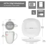 12dílná snídaňová sada Lotta bílý porcelán 6 osob malé Náhled obrázku produktu 6