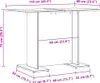 Maison Exclusive - Esstisch Altholz-Optik 110x60x75 cm Produktbild-Vorschau 6