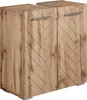 Badplaats Waschbeckenunterschrank Jupiter 60 x 30 cm Eiche Produktbild-Vorschau 1