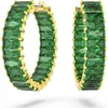 Swarovski Uni Matrix Creolen Grün Gold‑Tone 5658651 Produktbild-Vorschau 1