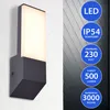 LED Aussenleuchte Wandleuchte warmweiß 3000K Fluter 9W IP54 Produktbild-Vorschau 1