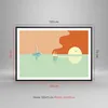 Gerahmtes Poster - Schwarzer Rahmen - Sonne Segelschiff Produktbild-Vorschau 5