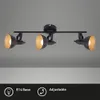 Lampada da soffitto Spot orientabile Retro 3xE14 40W Anteprima dell’immagine prodotto 2