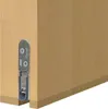 Close-up of a door seal mechanism attached to a wooden door frame. Anteprima dell’immagine prodotto