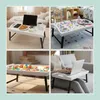 Vassoio da letto Relaxdays, bambù, A x L x P: 20 x 50 x 30 Anteprima dell’immagine prodotto 3