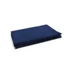 A folded dark blue mattress cover is shown on a white background. Produktbild-Vorschau