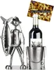 BRUBAKER portabottiglie "big catch" pescatore con pesce, Anteprima dell’immagine prodotto 1