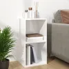 vidaXL Boîte de rangement pour disques vinyles blanc Voir les images du produit 20