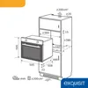 Exquisit Einbaubackofen, 62 Liter, Elektro, 4 Funktionen, Produktbild-Vorschau 10