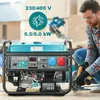 KS7000E-1/3 Benzynowy generator awaryjny o mocy 5500 W z Podgląd zdjęcia produktu 9