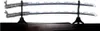 Two swords displayed on a stand on a wooden surface. Podgląd zdjęcia produktu