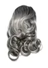 WIG ME UP Haarteil gewellt halblang 1 Kamm + Gummizug Grau Produktbild-Vorschau 4